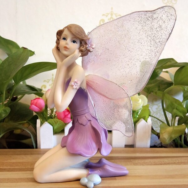 Small Resin Angel Figurines - Image 5