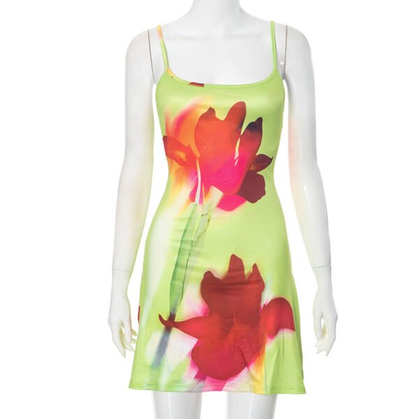 MIni Summer Flower Dress - Image 3