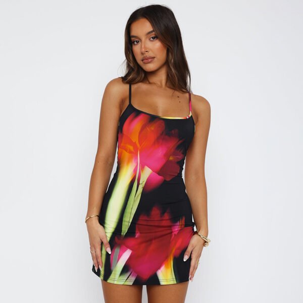 MIni Summer Flower Dress - Image 2